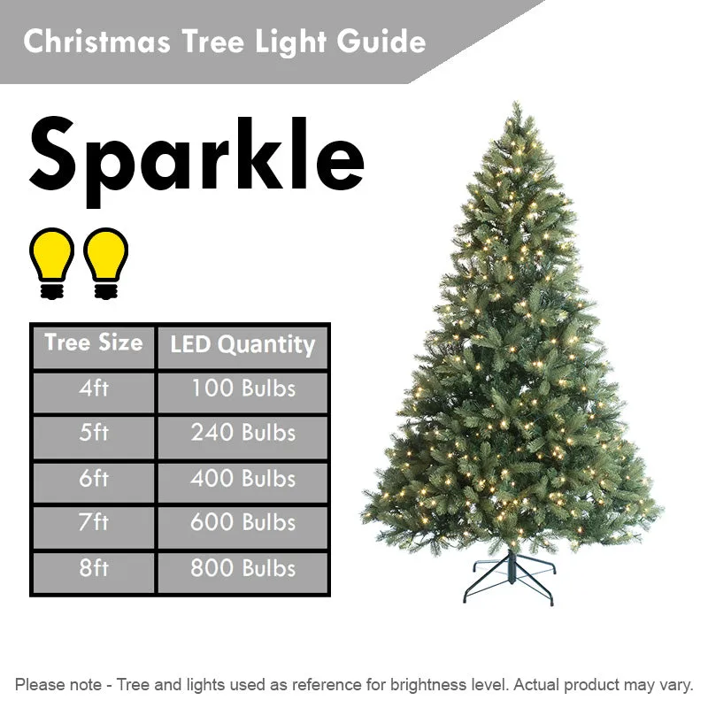 2FT Prelit Artificial Christmas Tree Fiber Optic LED Light Table Decor with Multi-Color Lights