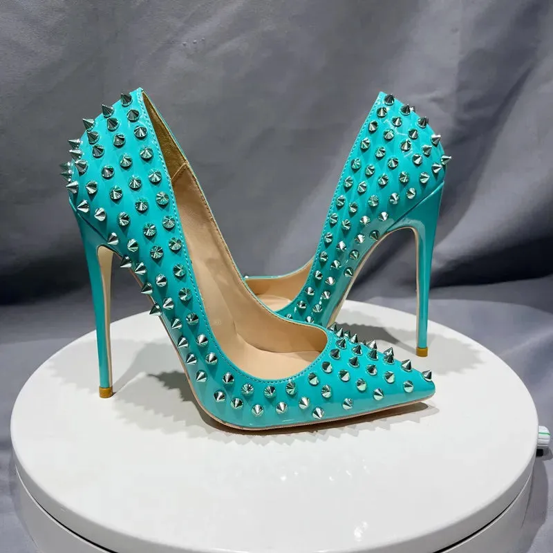 Angie Rivet Spike High Heels