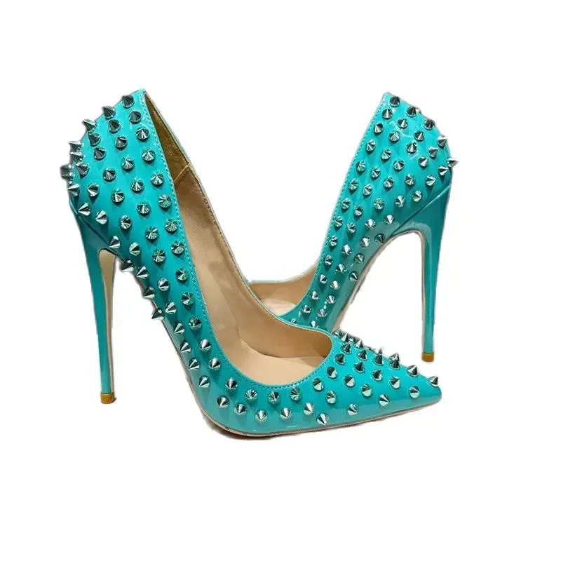 Angie Rivet Spike High Heels