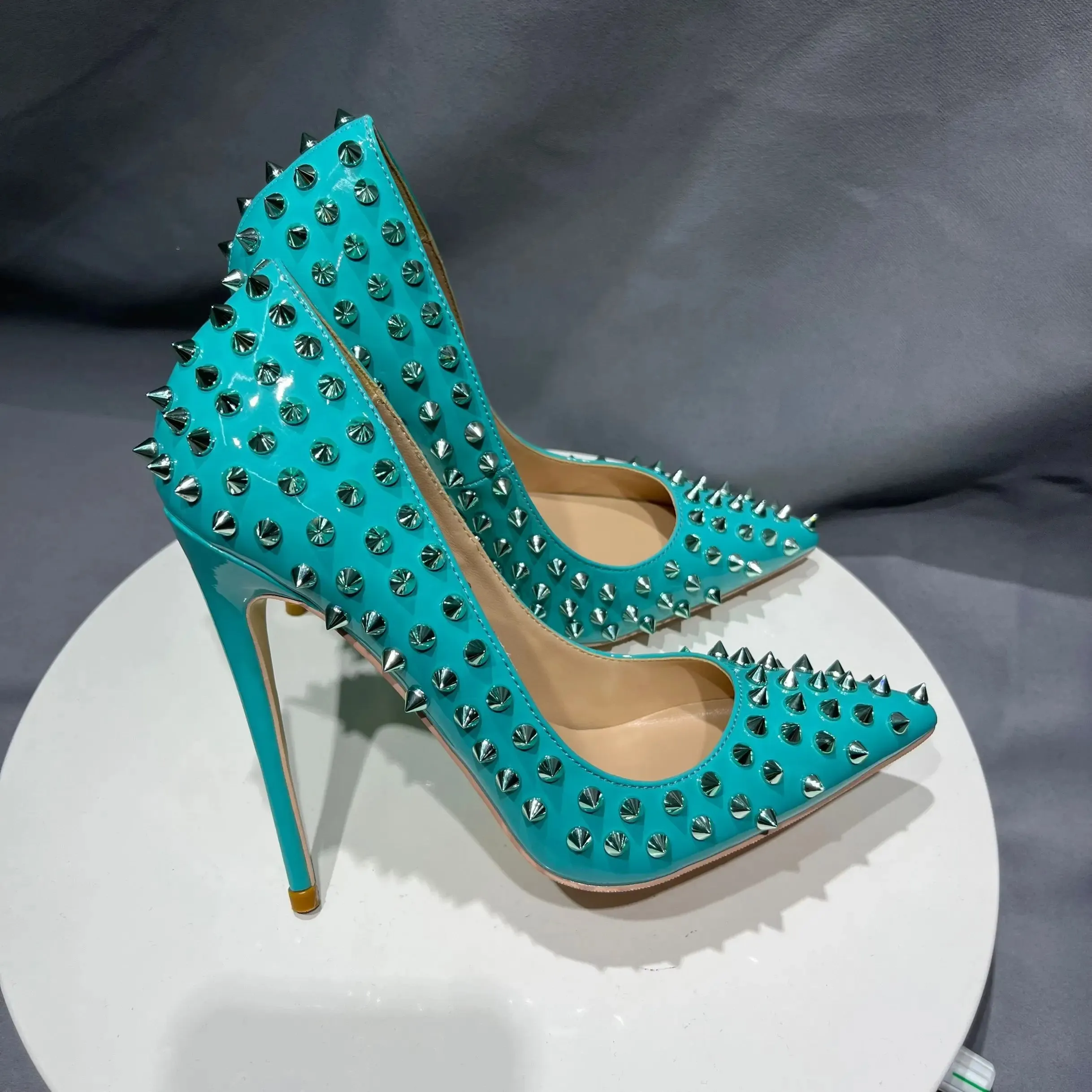 Angie Rivet Spike High Heels
