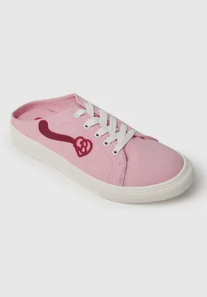 Barbie Bold Babe Rounded Toe Sneakers (Pink)