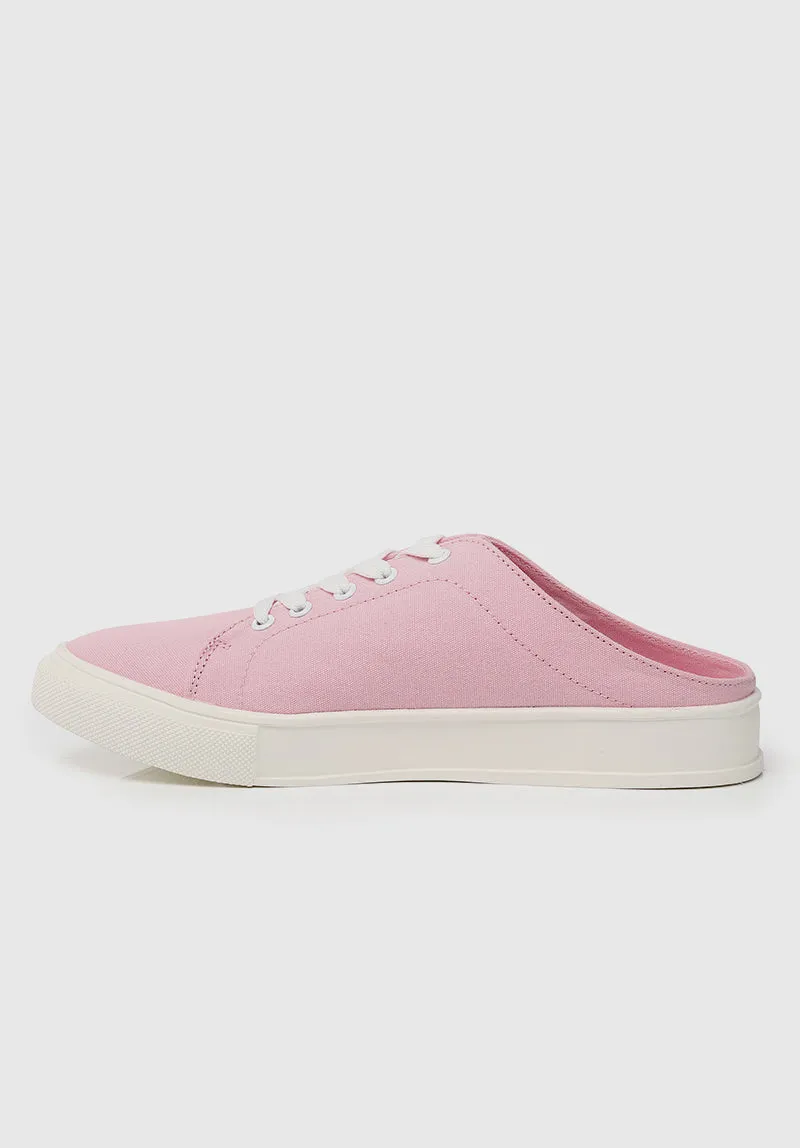 Barbie Bold Babe Rounded Toe Sneakers (Pink)