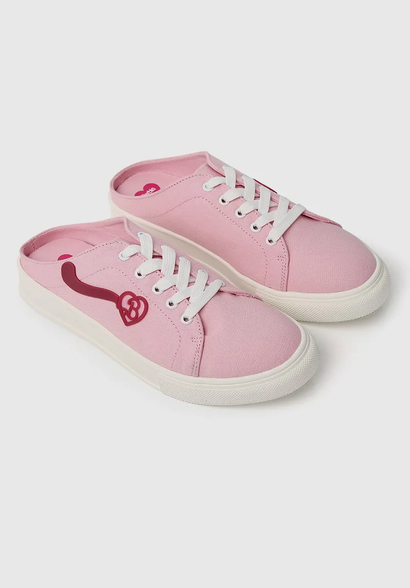 Barbie Bold Babe Rounded Toe Sneakers (Pink)