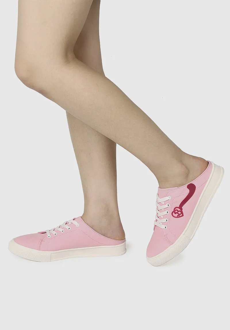 Barbie Bold Babe Rounded Toe Sneakers (Pink)