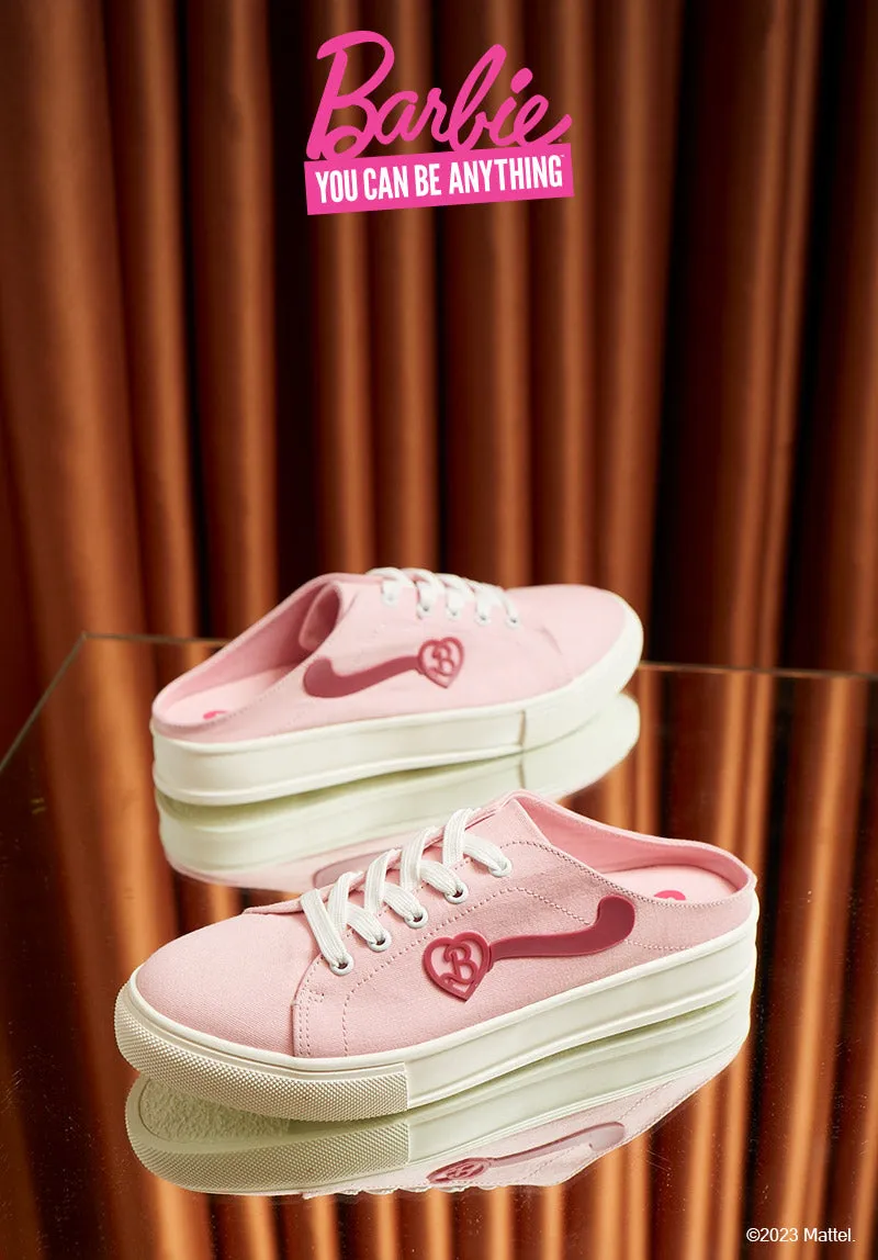 Barbie Bold Babe Rounded Toe Sneakers (Pink)