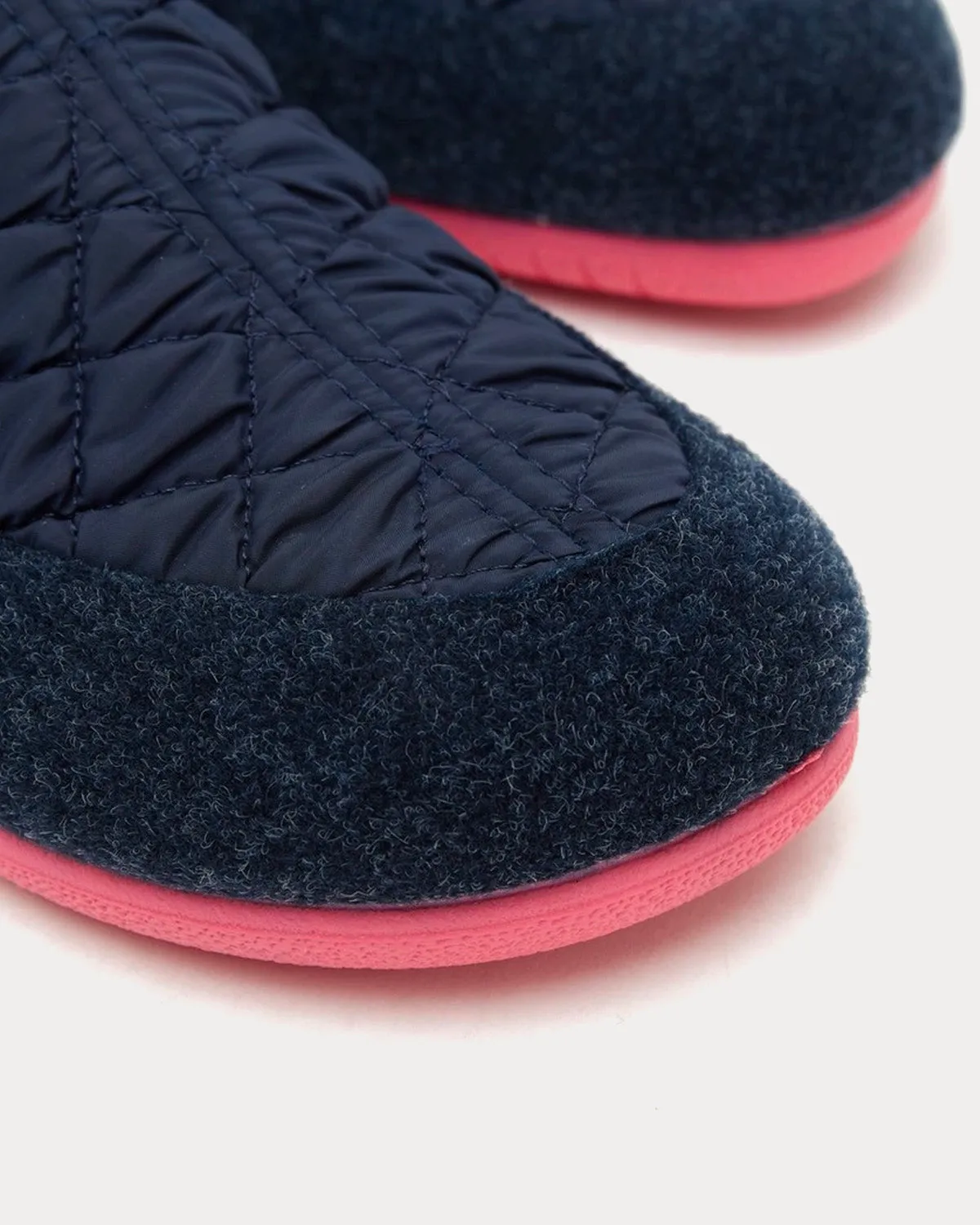 Cadiz Mule Blue / Pink Slip Ons