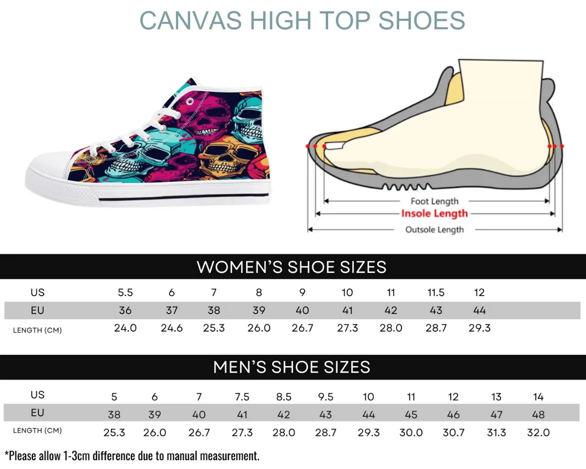 Candy Skull High Tops