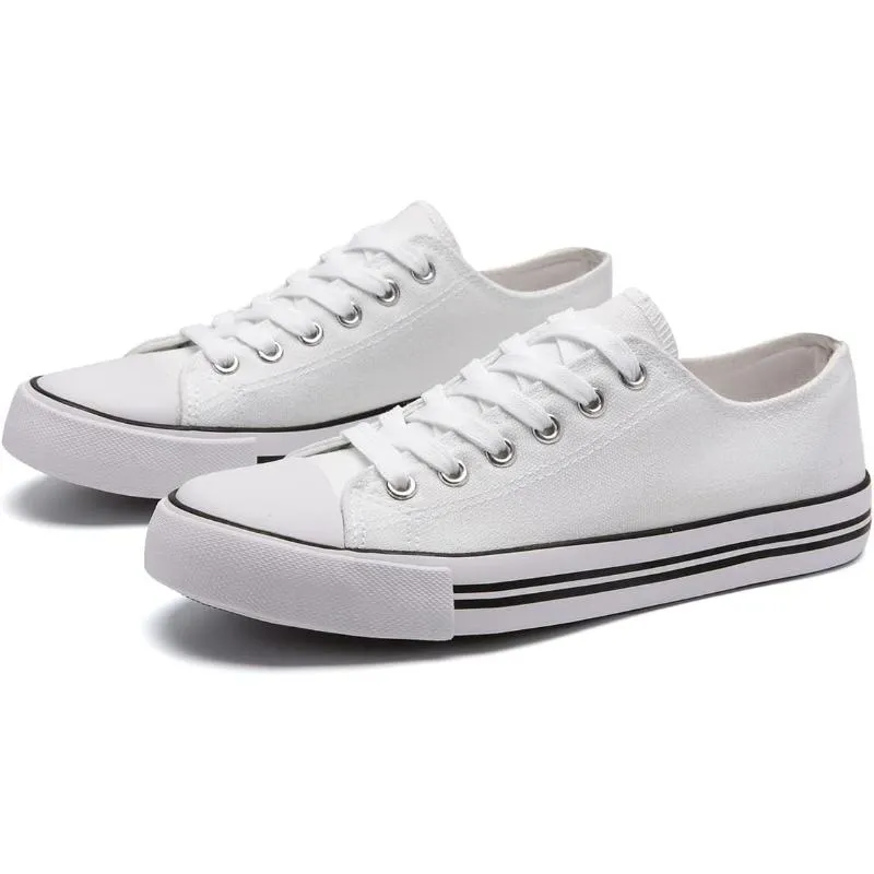 Classic Canvas Lace Up Shoes For Men