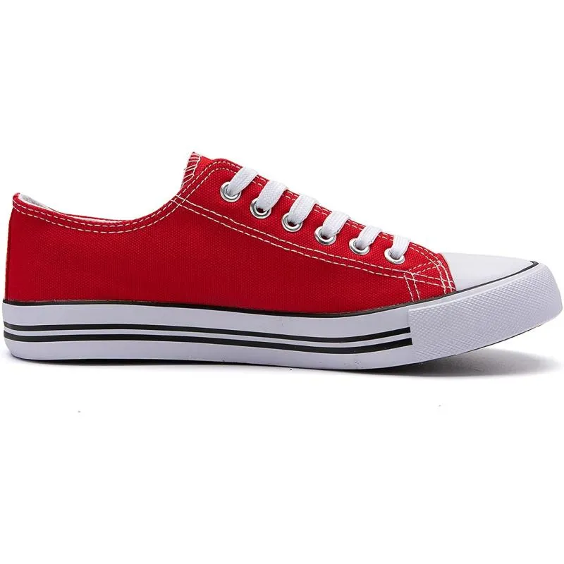Classic Canvas Lace Up Shoes For Men