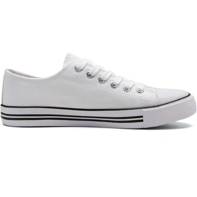Classic Canvas Lace Up Shoes For Men
