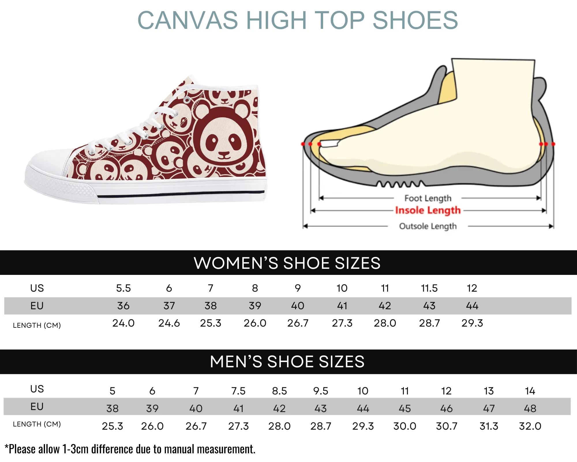 Cocoa Bear High Tops