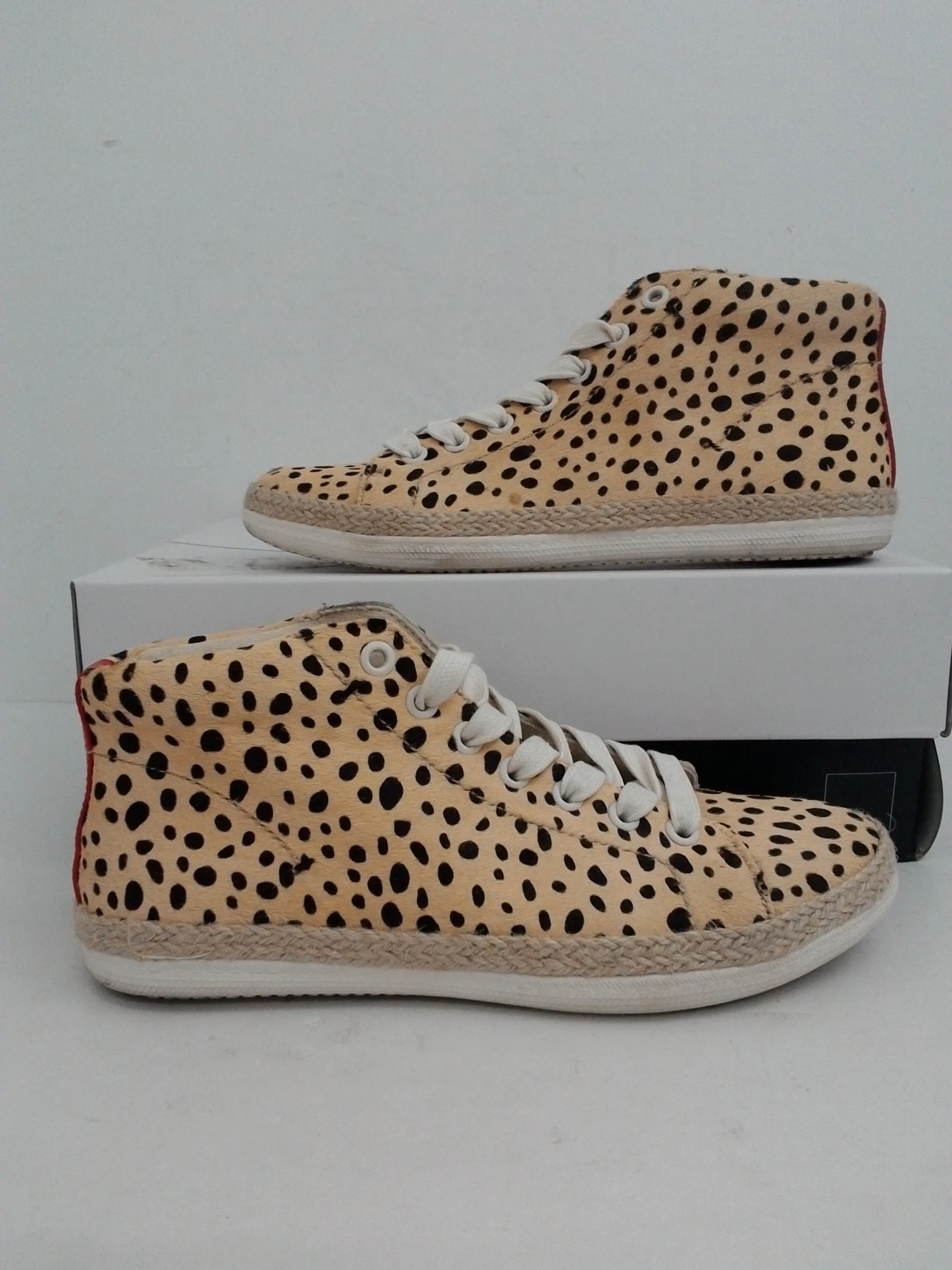 Dolce Vita Women's Leopard Calf Ligh Yellow Size 6.5