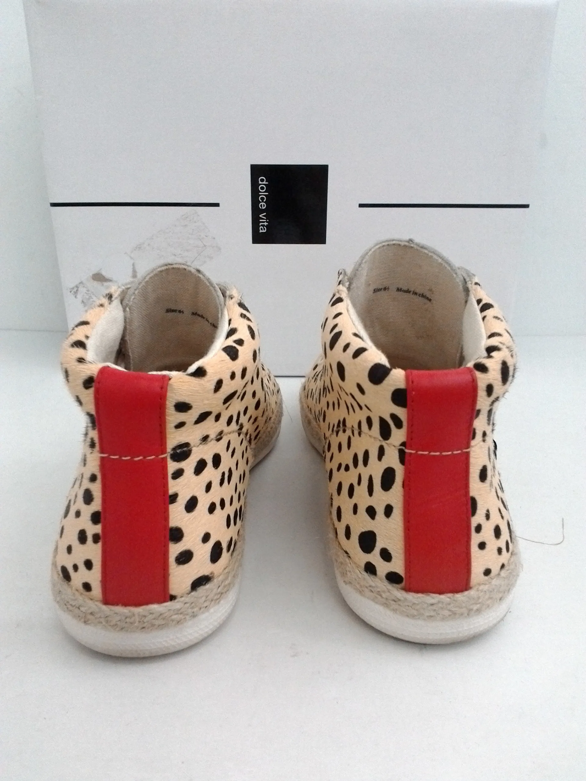 Dolce Vita Women's Leopard Calf Ligh Yellow Size 6.5