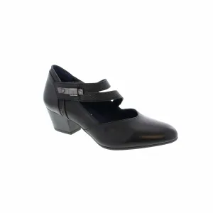 Dorking Women's Dora Strapped Heels- Negro Dust