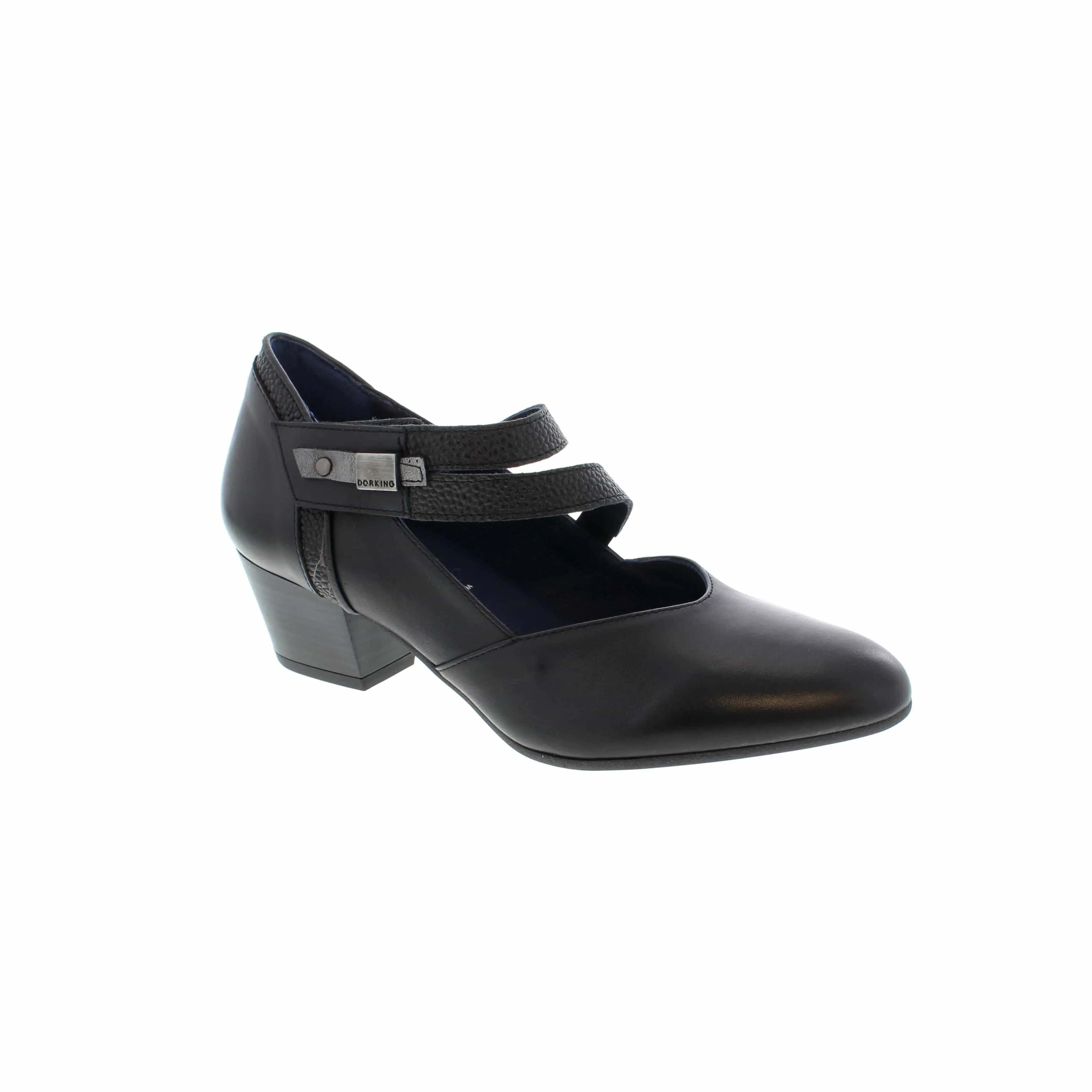 Dorking Women's Dora Strapped Heels- Negro Dust