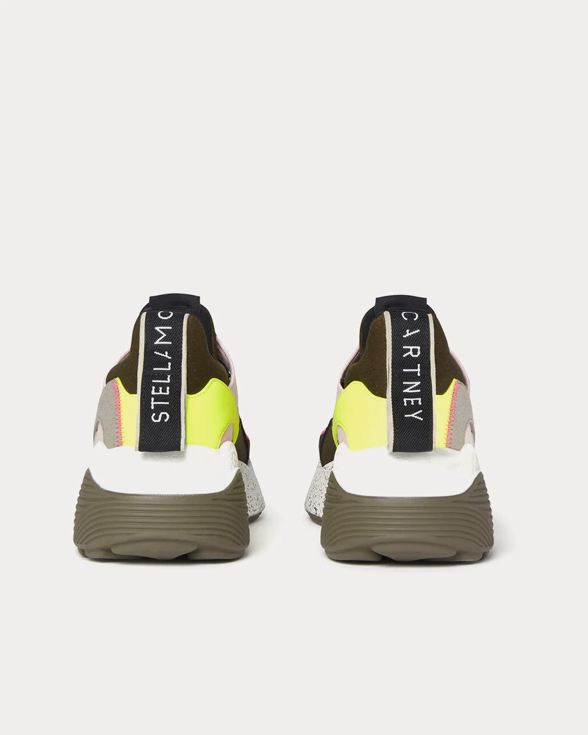 Eclypse Multi Neon Yellow Low Top Sneakers