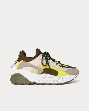 Eclypse Multi Neon Yellow Low Top Sneakers
