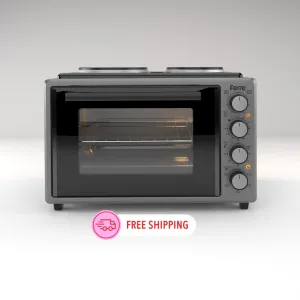 Ferre 3550X-HP  - 35L Turbo Mini Oven With 2 Plate - Grey
