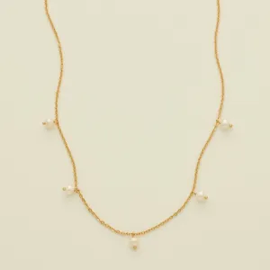 Floating Pearl Necklace | Final Sale