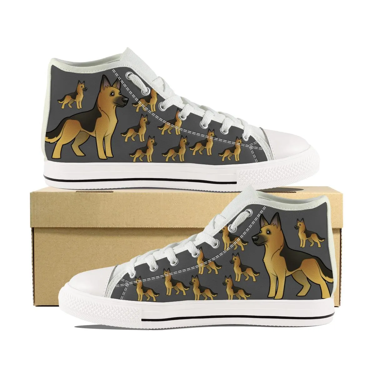 GERMAN SHEPHERD CANVAS SHOES