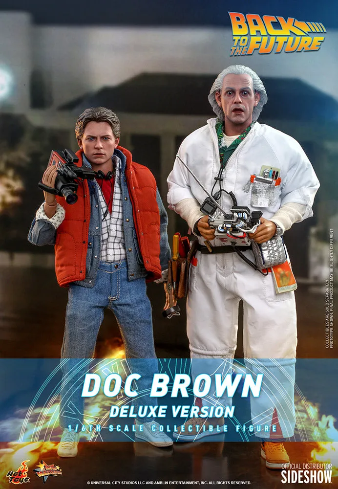 Hot Toys - 1/6 Scale Figure - Back to the Future -  Doc Brown (Deluxe Version)