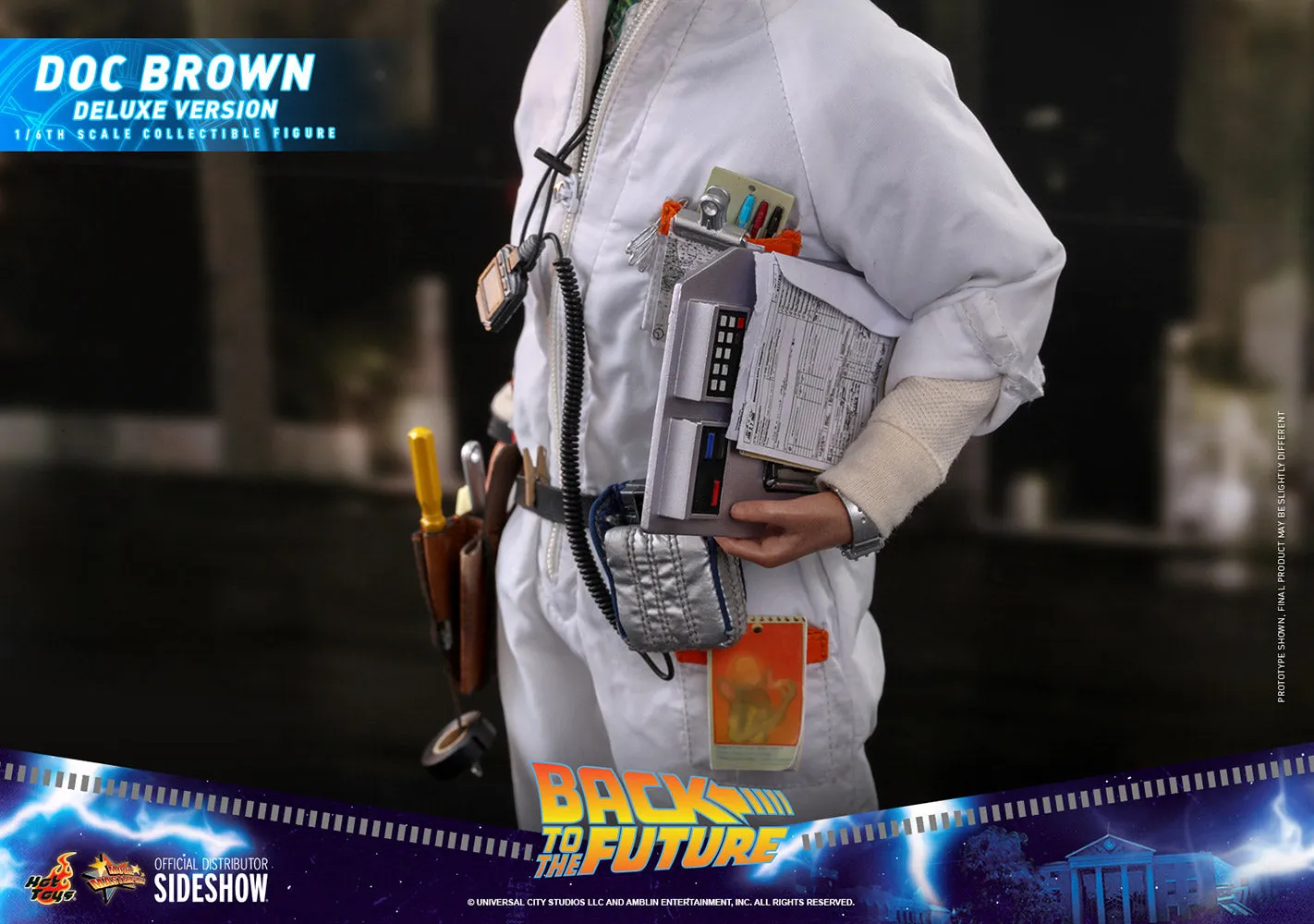 Hot Toys - 1/6 Scale Figure - Back to the Future -  Doc Brown (Deluxe Version)