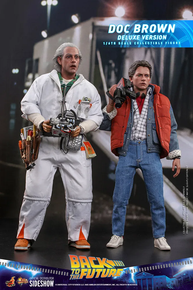Hot Toys - 1/6 Scale Figure - Back to the Future -  Doc Brown (Deluxe Version)
