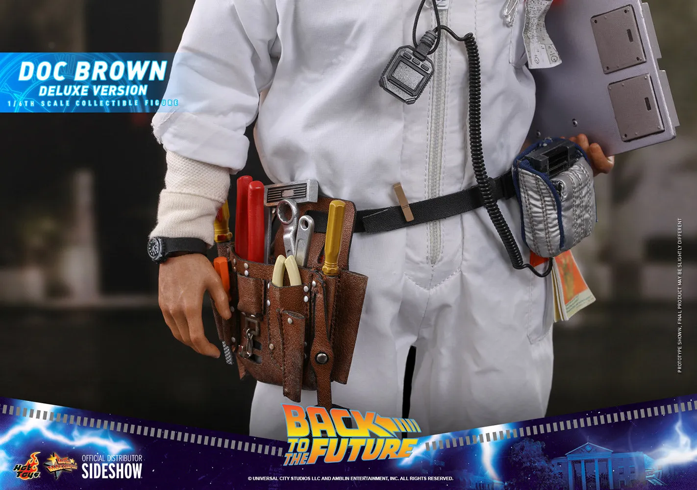 Hot Toys - 1/6 Scale Figure - Back to the Future -  Doc Brown (Deluxe Version)