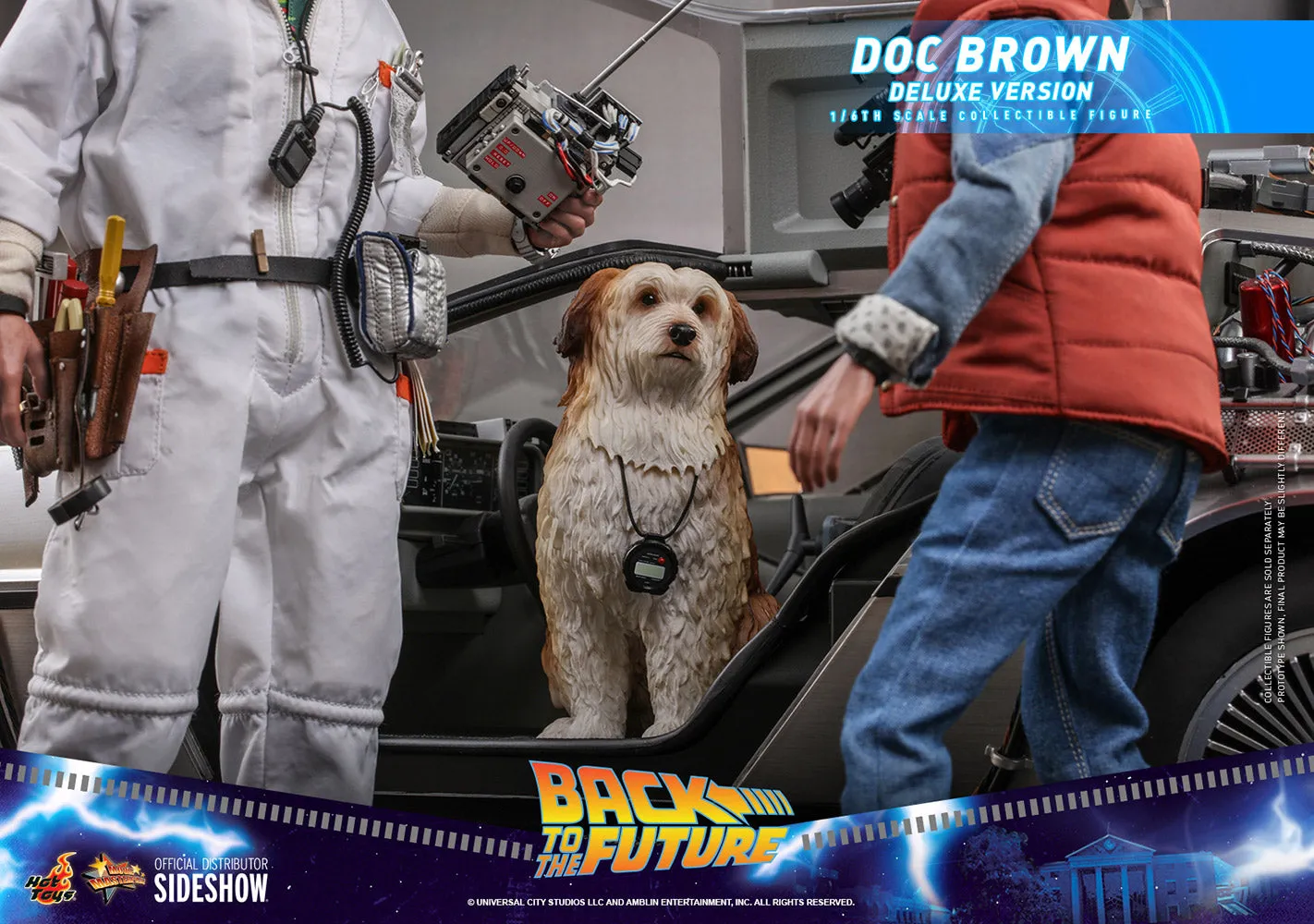 Hot Toys - 1/6 Scale Figure - Back to the Future -  Doc Brown (Deluxe Version)