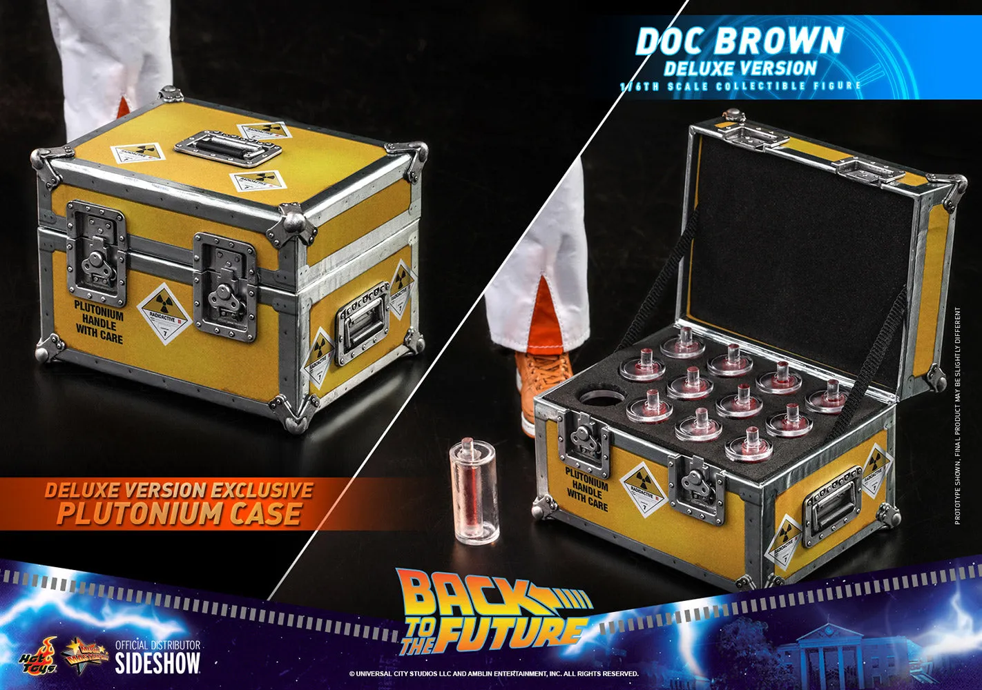 Hot Toys - 1/6 Scale Figure - Back to the Future -  Doc Brown (Deluxe Version)