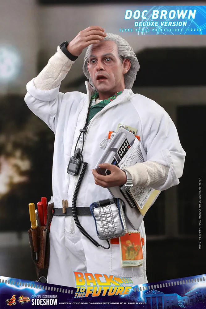 Hot Toys - 1/6 Scale Figure - Back to the Future -  Doc Brown (Deluxe Version)