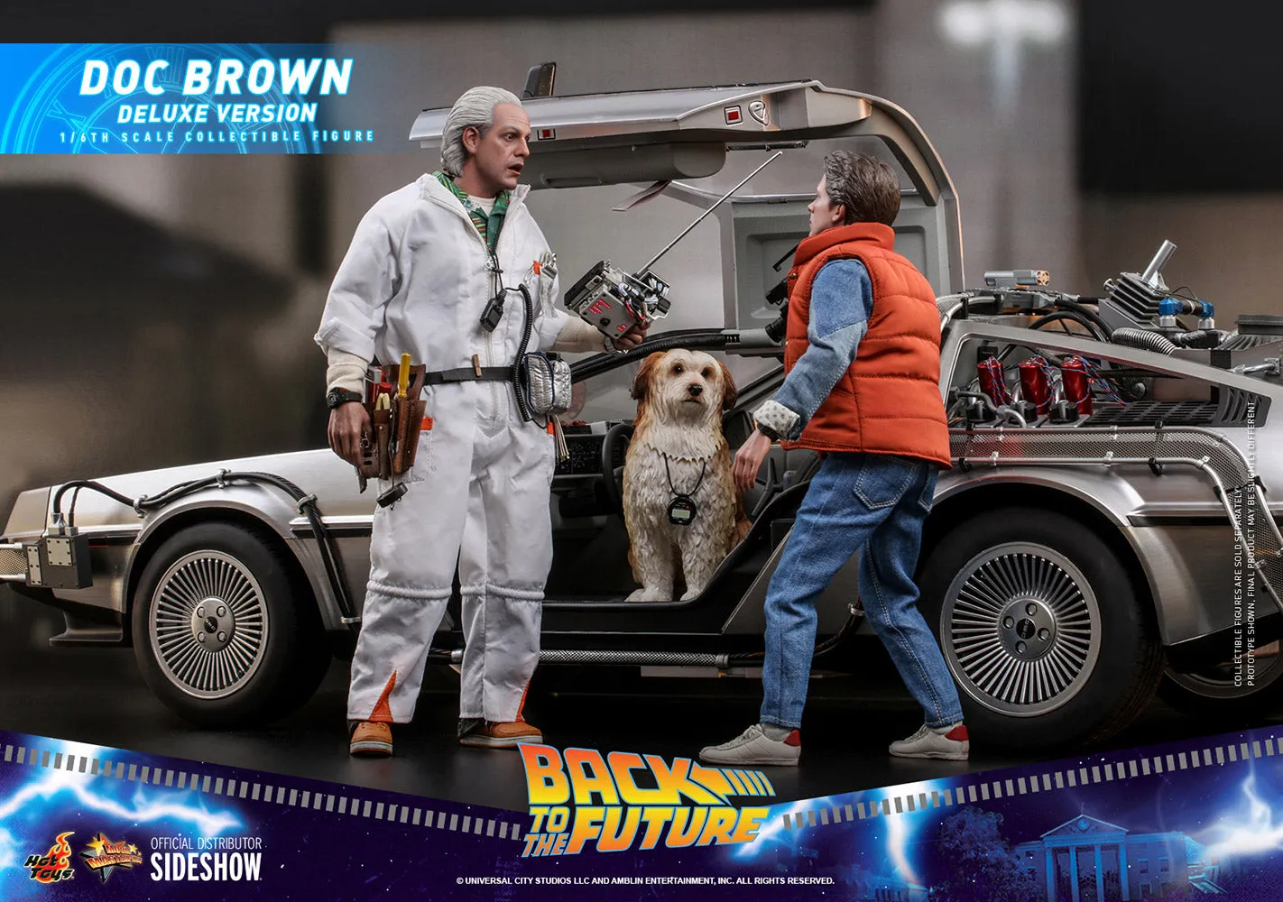 Hot Toys - 1/6 Scale Figure - Back to the Future -  Doc Brown (Deluxe Version)