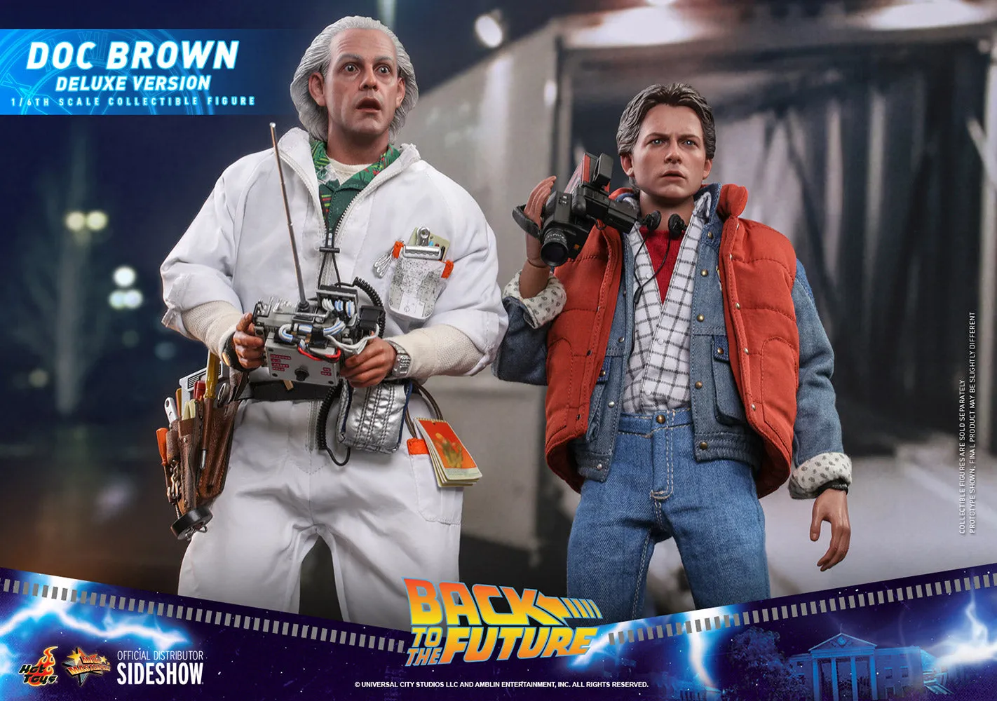 Hot Toys - 1/6 Scale Figure - Back to the Future -  Doc Brown (Deluxe Version)