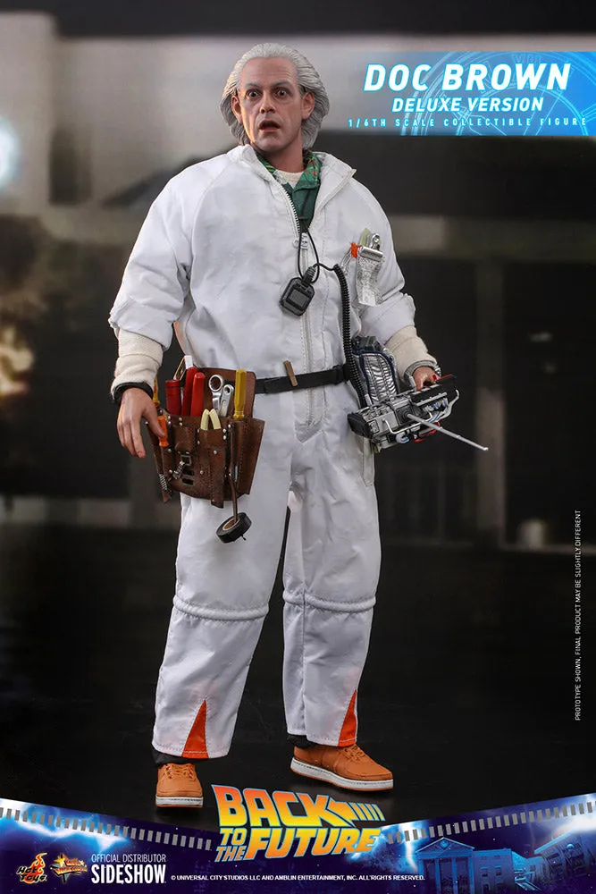 Hot Toys - 1/6 Scale Figure - Back to the Future -  Doc Brown (Deluxe Version)