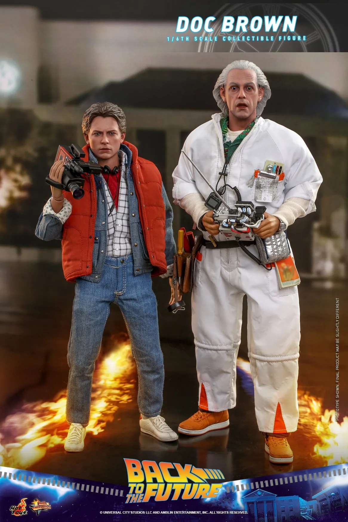 Hot Toys - MMS609 - Back to the Future - 1/6th scale Doc Brown Collectible Figure (Normal Version)