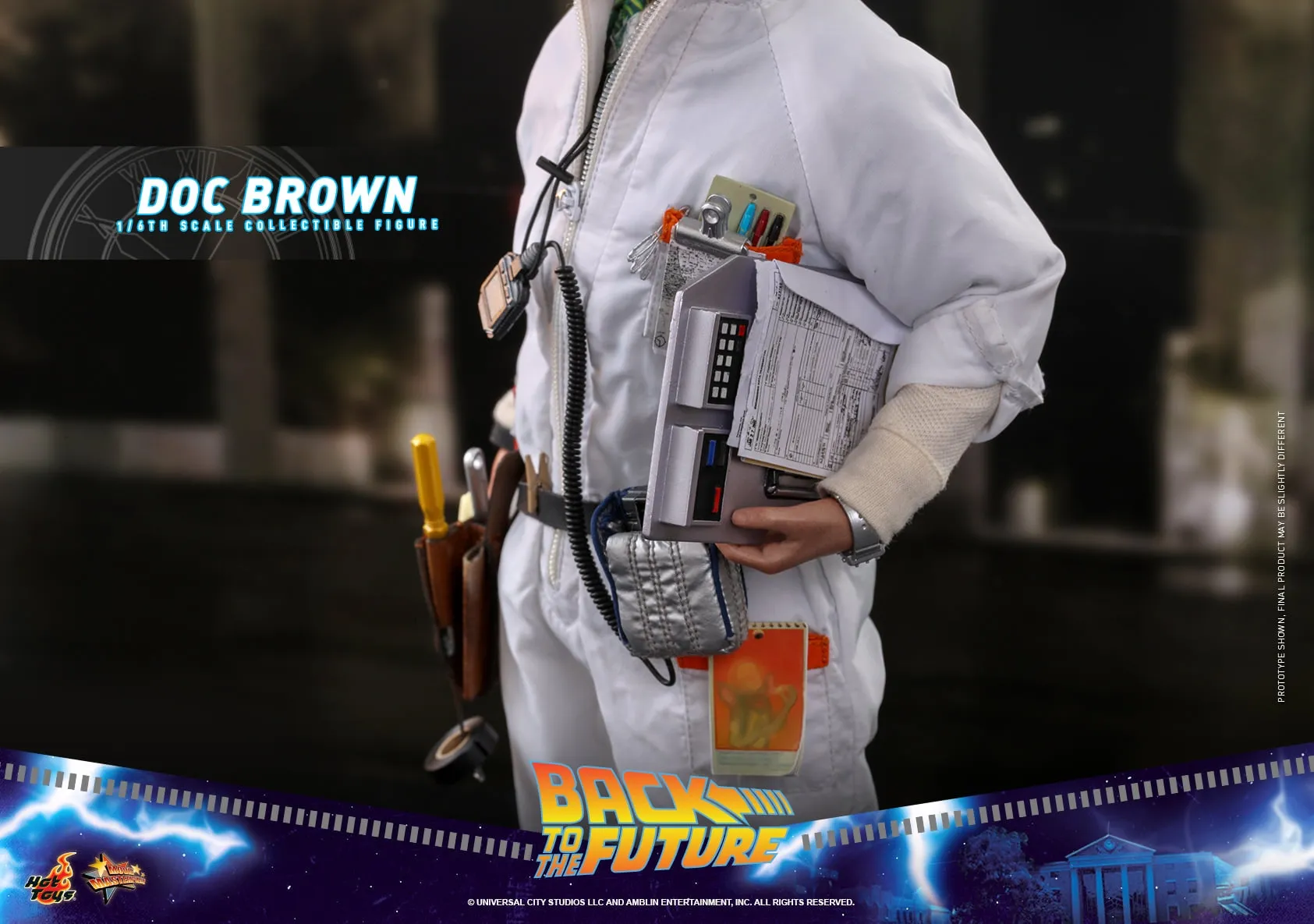 Hot Toys - MMS609 - Back to the Future - 1/6th scale Doc Brown Collectible Figure (Normal Version)