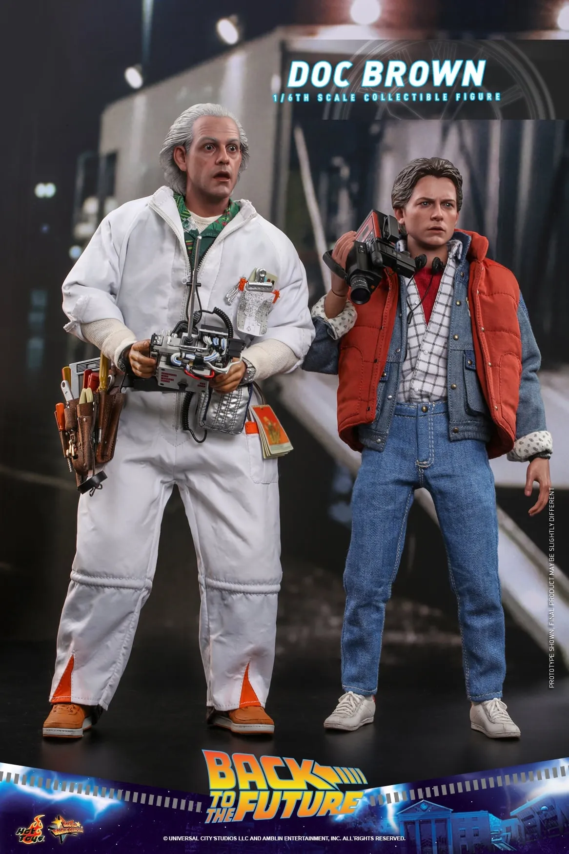 Hot Toys - MMS609 - Back to the Future - 1/6th scale Doc Brown Collectible Figure (Normal Version)