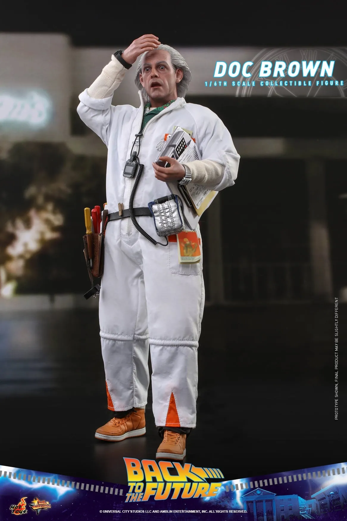 Hot Toys - MMS609 - Back to the Future - 1/6th scale Doc Brown Collectible Figure (Normal Version)