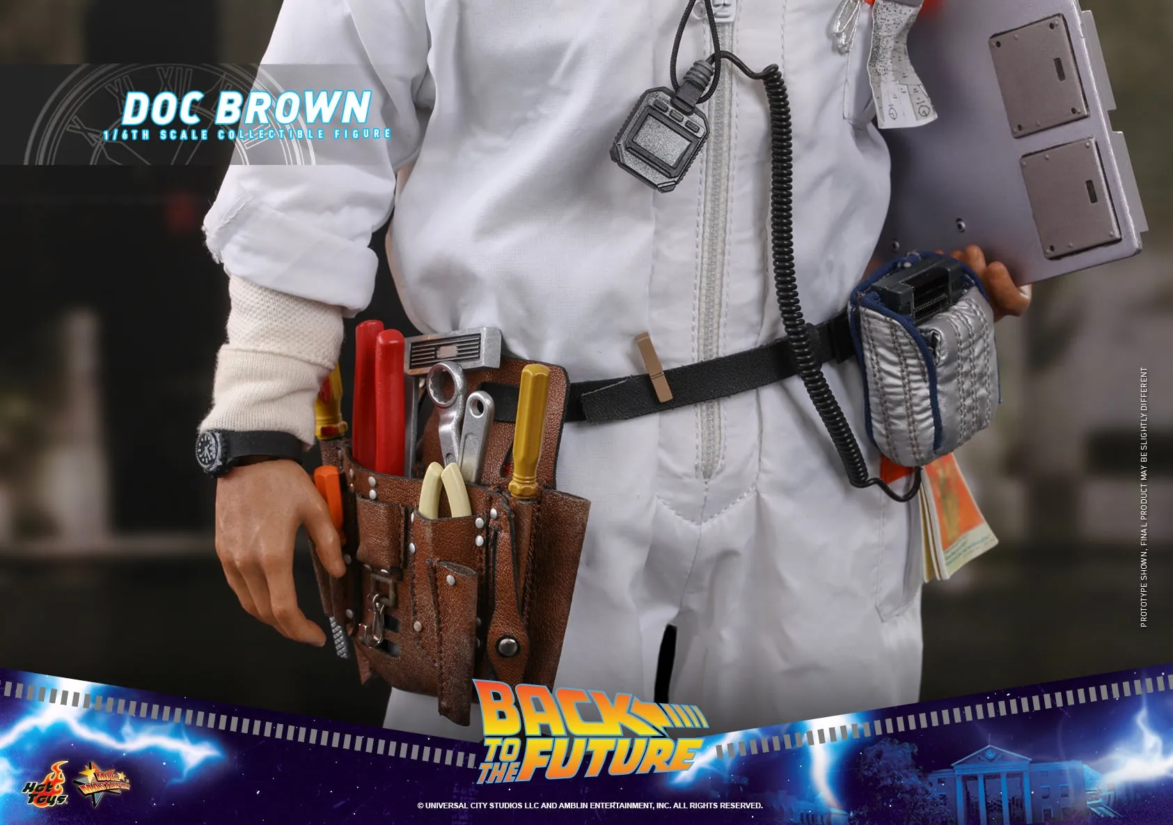 Hot Toys - MMS609 - Back to the Future - 1/6th scale Doc Brown Collectible Figure (Normal Version)