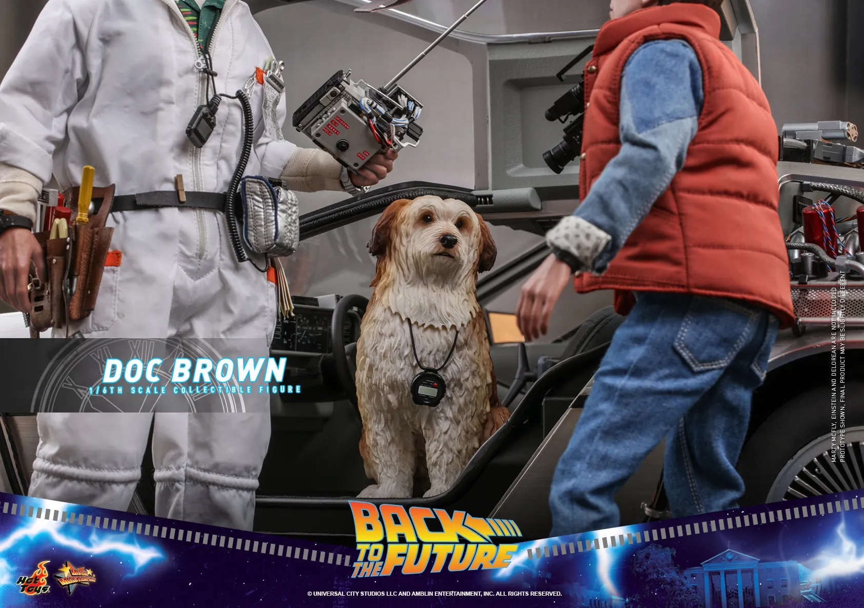Hot Toys - MMS609 - Back to the Future - 1/6th scale Doc Brown Collectible Figure (Normal Version)