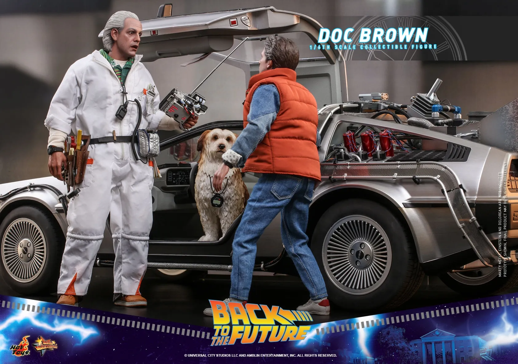 Hot Toys - MMS609 - Back to the Future - 1/6th scale Doc Brown Collectible Figure (Normal Version)