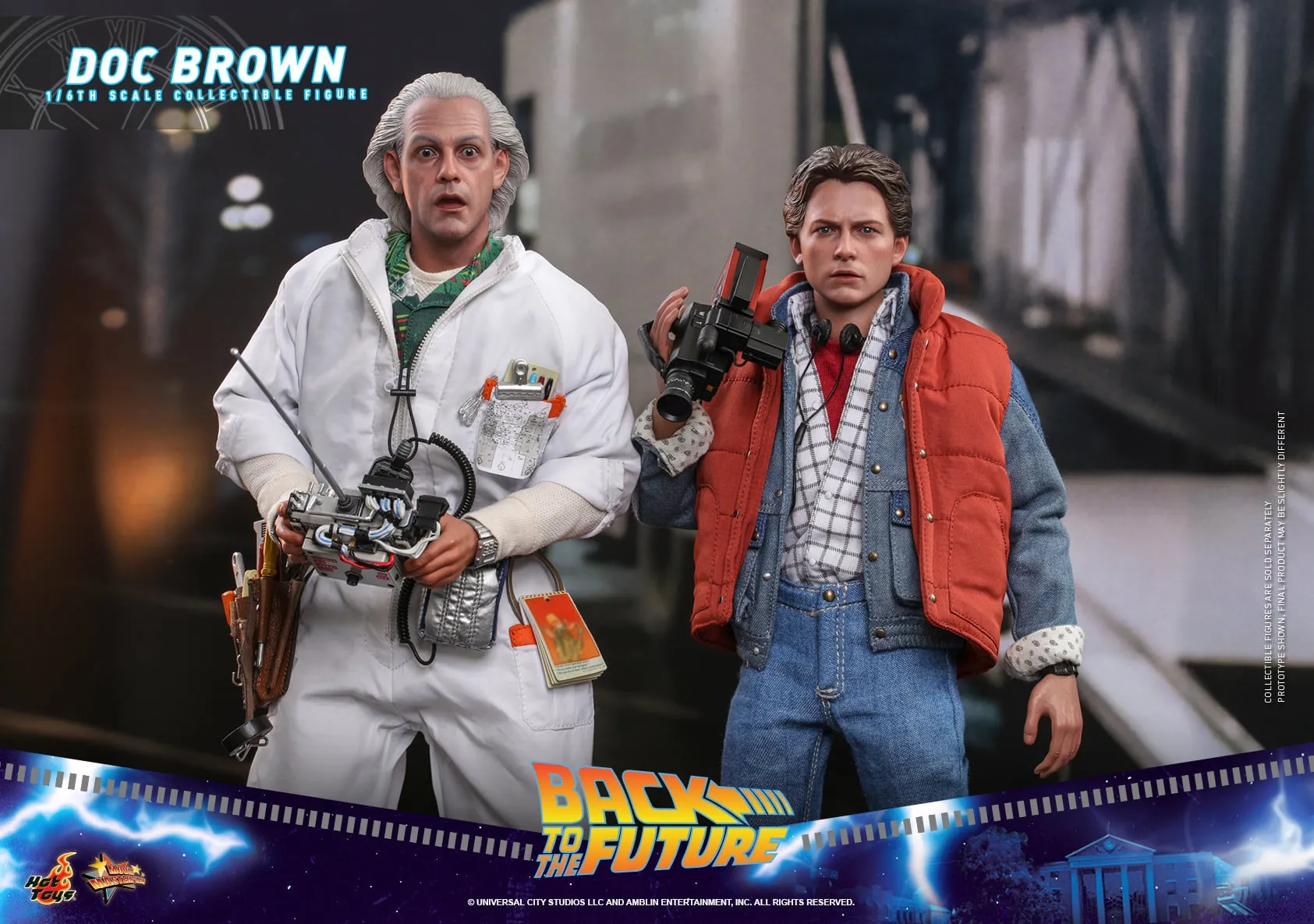 Hot Toys - MMS609 - Back to the Future - 1/6th scale Doc Brown Collectible Figure (Normal Version)