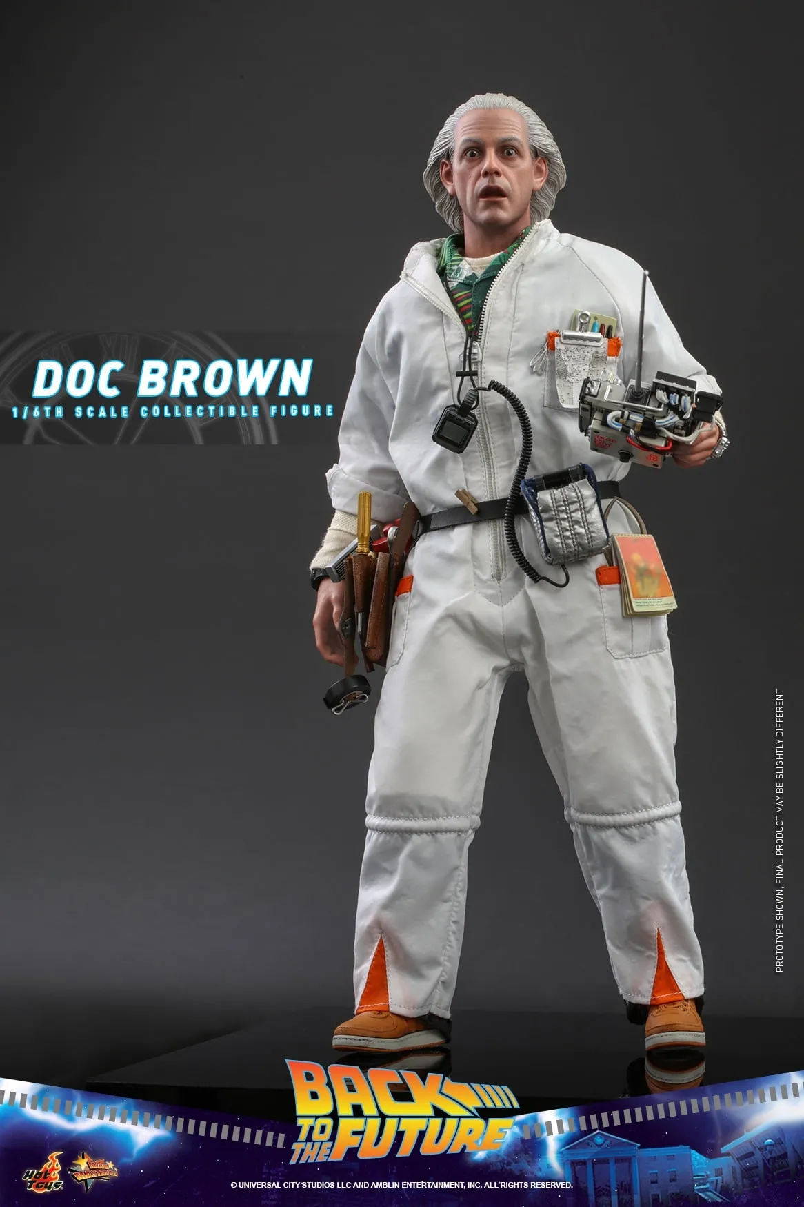Hot Toys - MMS609 - Back to the Future - 1/6th scale Doc Brown Collectible Figure (Normal Version)