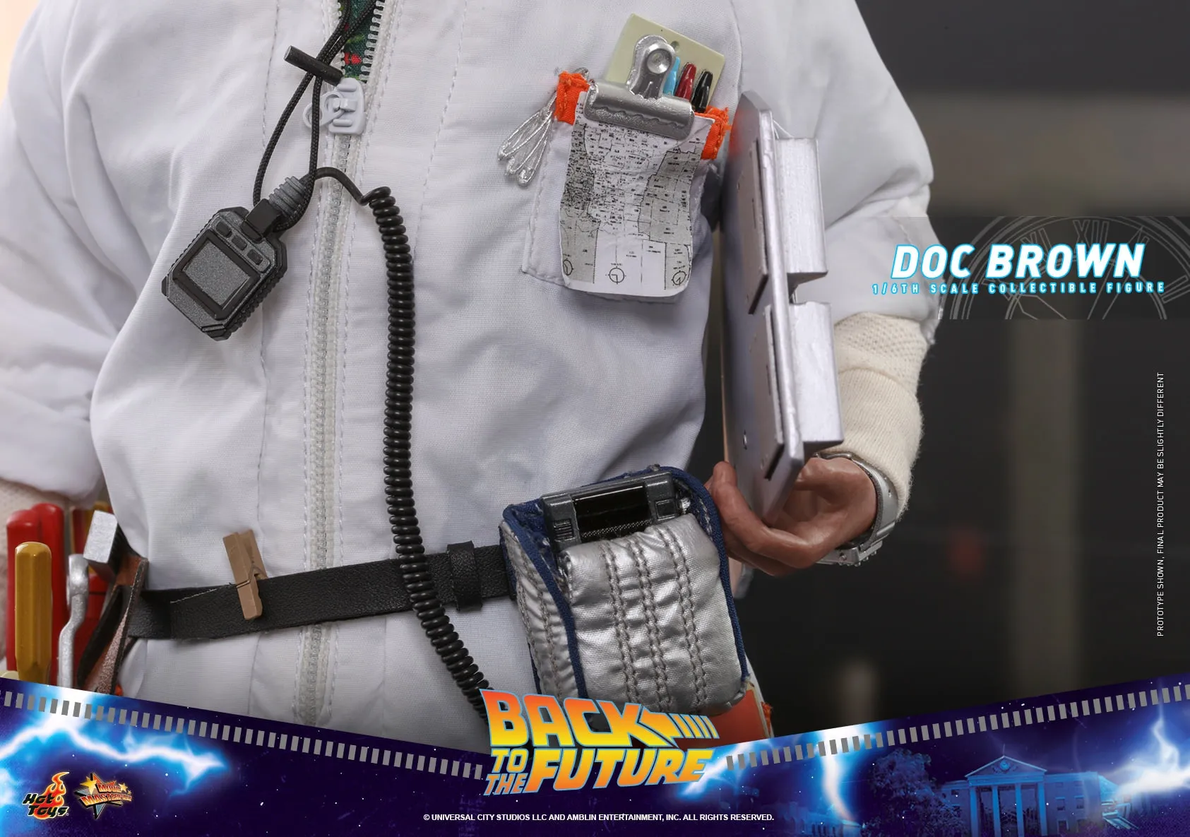 Hot Toys - MMS609 - Back to the Future - 1/6th scale Doc Brown Collectible Figure (Normal Version)