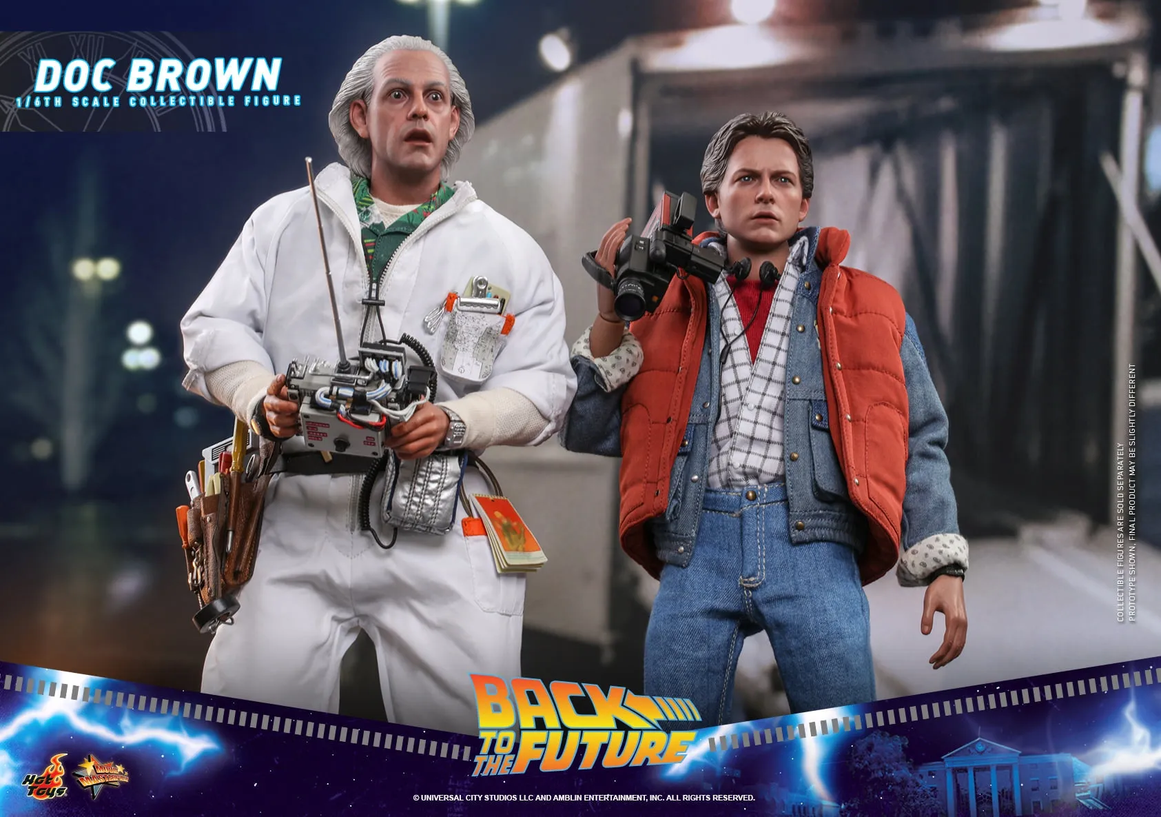 Hot Toys - MMS609 - Back to the Future - 1/6th scale Doc Brown Collectible Figure (Normal Version)