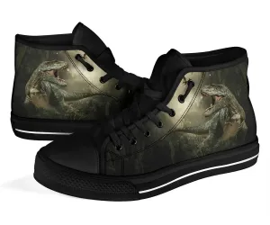 Jungle T-Rex - Dinosaur High Top Shoes
