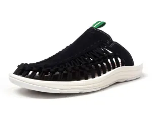 KEEN UNEEK SLIDE "mita sneakers"　BLK/WHT/GRN