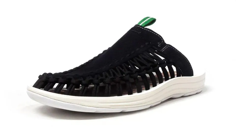 KEEN UNEEK SLIDE "mita sneakers"　BLK/WHT/GRN