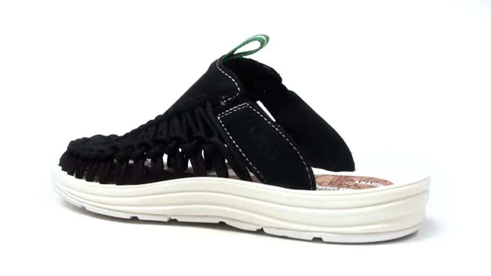 KEEN UNEEK SLIDE "mita sneakers"　BLK/WHT/GRN