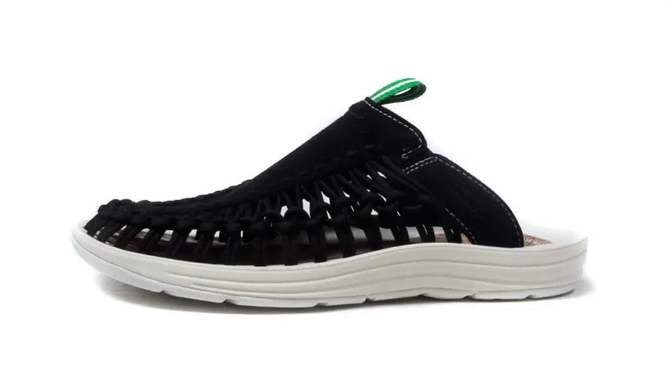 KEEN UNEEK SLIDE "mita sneakers"　BLK/WHT/GRN